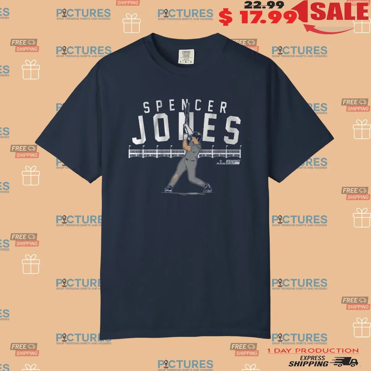 Spencer Jones New York Yankees Slugger Swing T Shirt