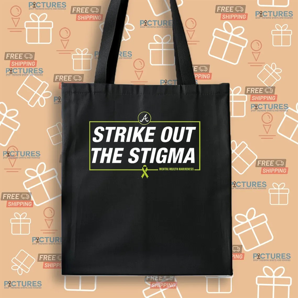 Spencer Schwellenbach Strike Out The Stigma Atlanta Braves Mental Health Awareness T Shirt
