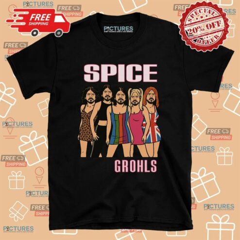 Spice Girls Dave Grohl Edition Rock Band T Shirt