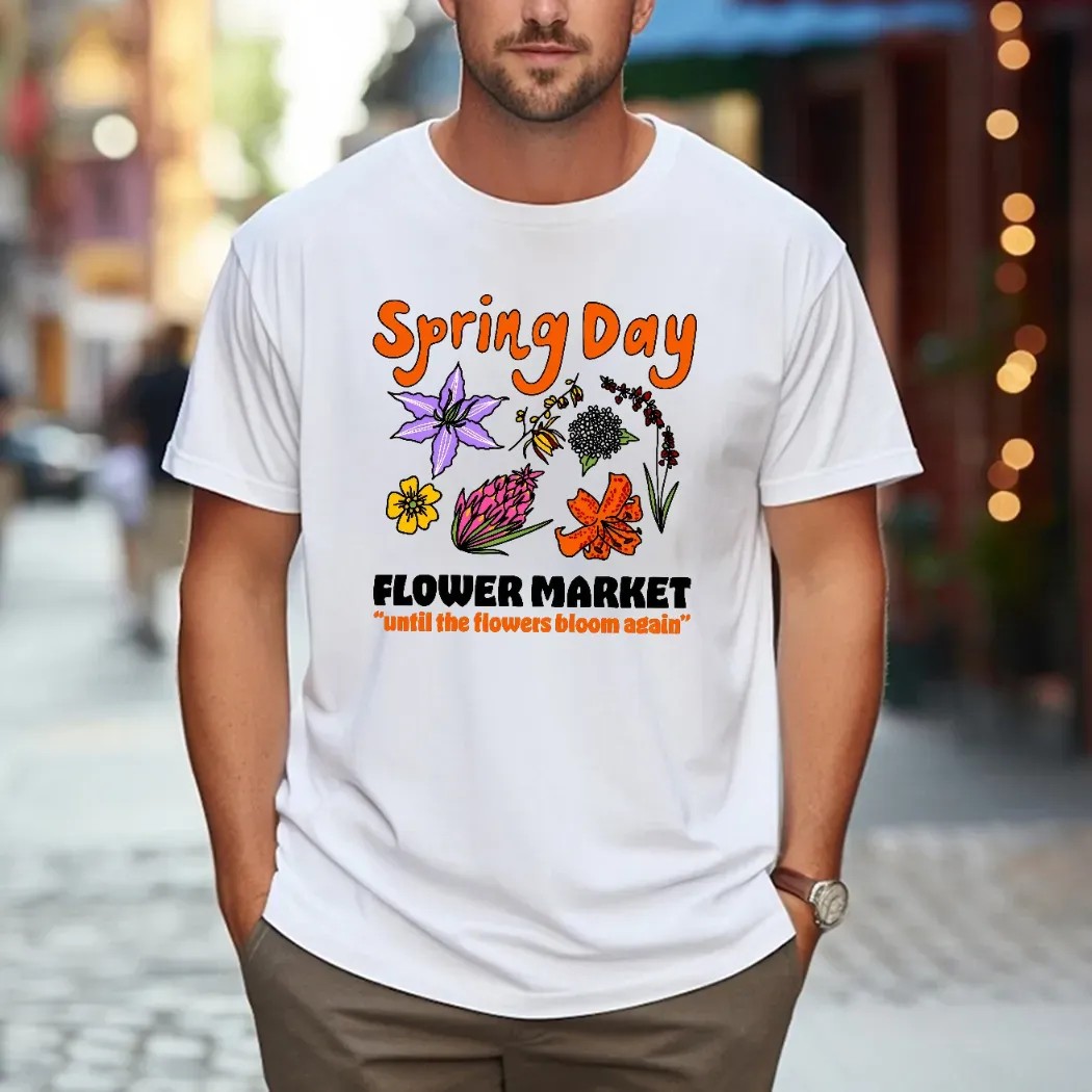 Spring Day Flower Market Until The Flowers Bloom Again Bangtan Social T Shirt