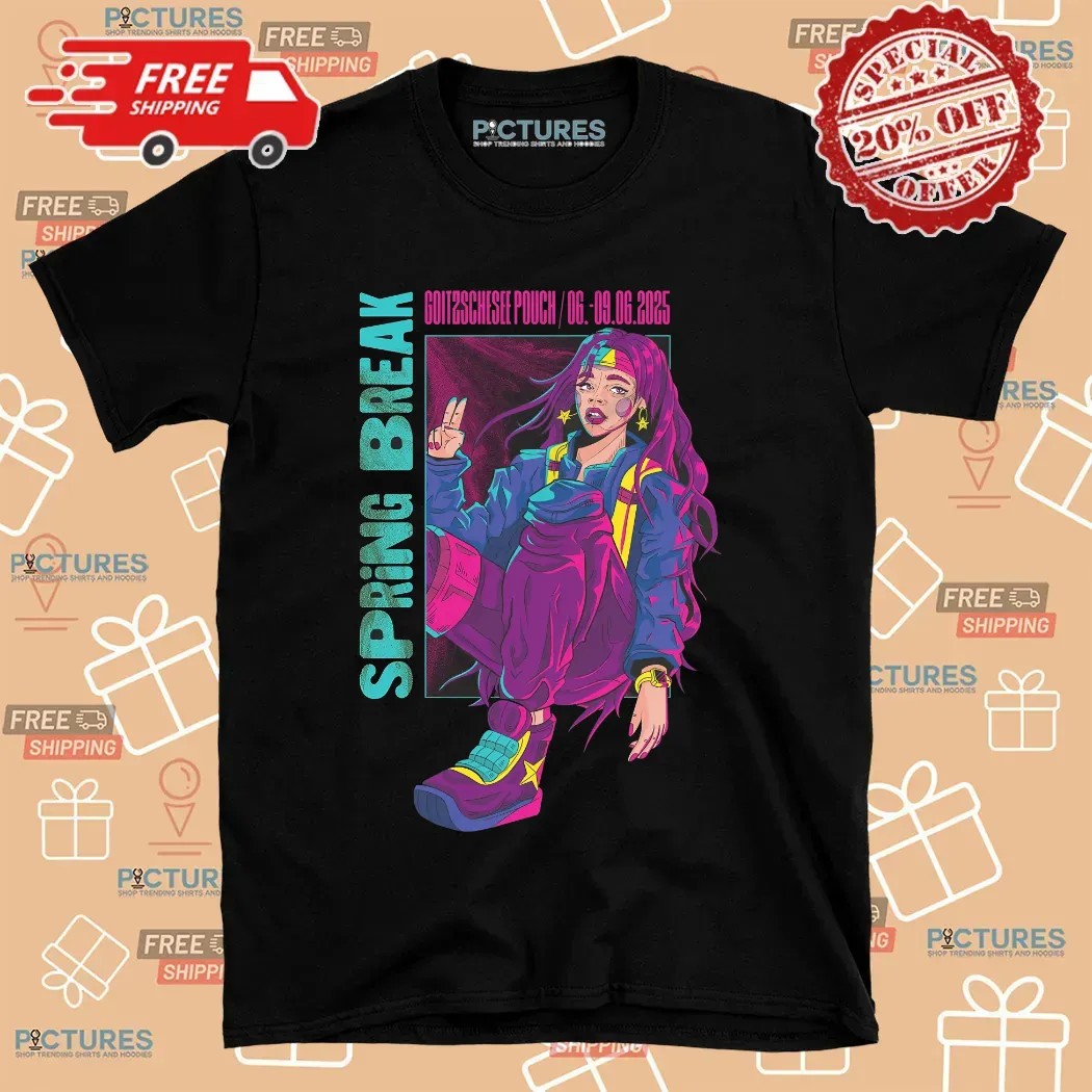 Sputnik Spring Break Festival Superheldin 2025 T Shirt