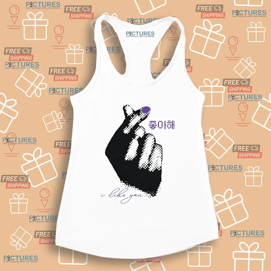 Squid Game Thanos I Like You Choi Seunghyun Finger Heart T Shirt
