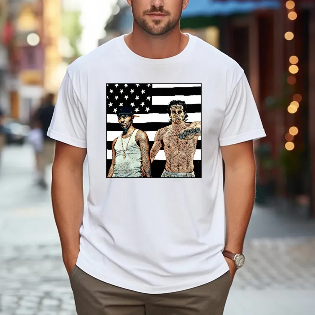 StankAntonia NBA Tattooed Men American Flag T Shirt StankAntonia NBA Tattooed Men American Flag T Shirt