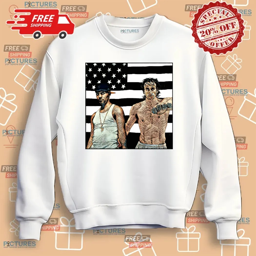 StankAntonia NBA Tattooed Men American Flag T Shirt StankAntonia NBA Tattooed Men American Flag T Shirt