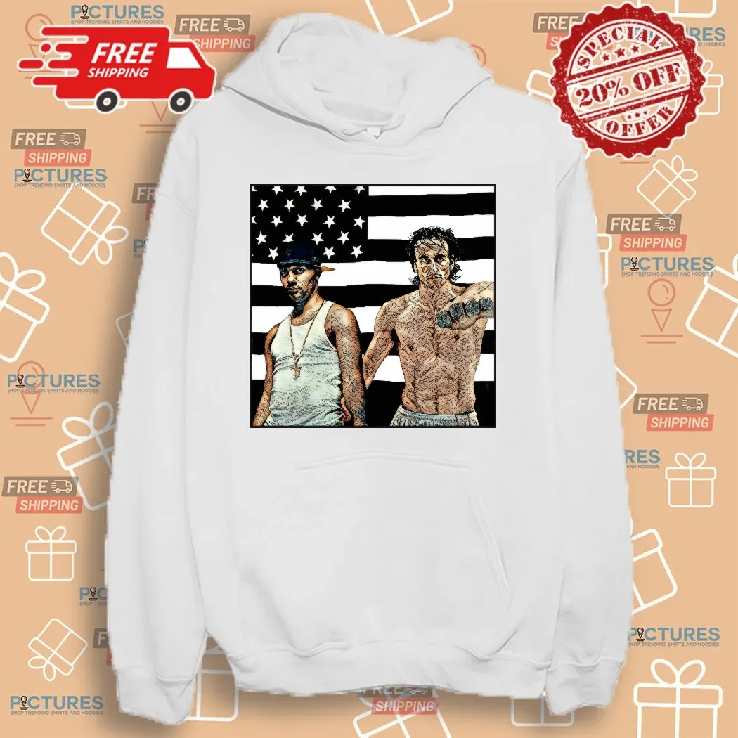 StankAntonia NBA Tattooed Men American Flag T Shirt StankAntonia NBA Tattooed Men American Flag T Shirt