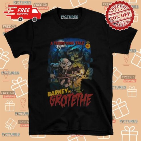 Stinky Dragon Barney's Terrifying Tale Barney In Groteth T Shirt