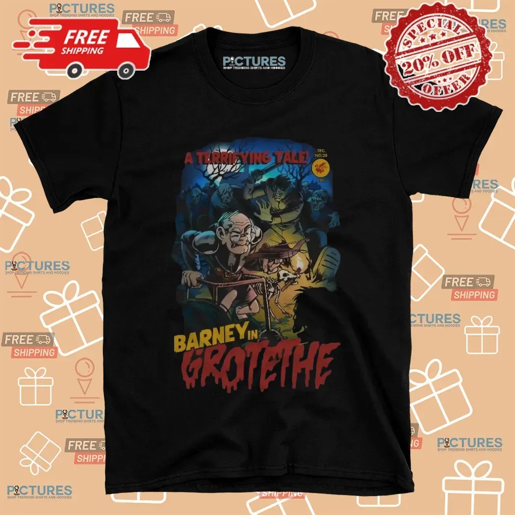 Stinky Dragon Barney's Terrifying Tale Barney In Groteth T Shirt