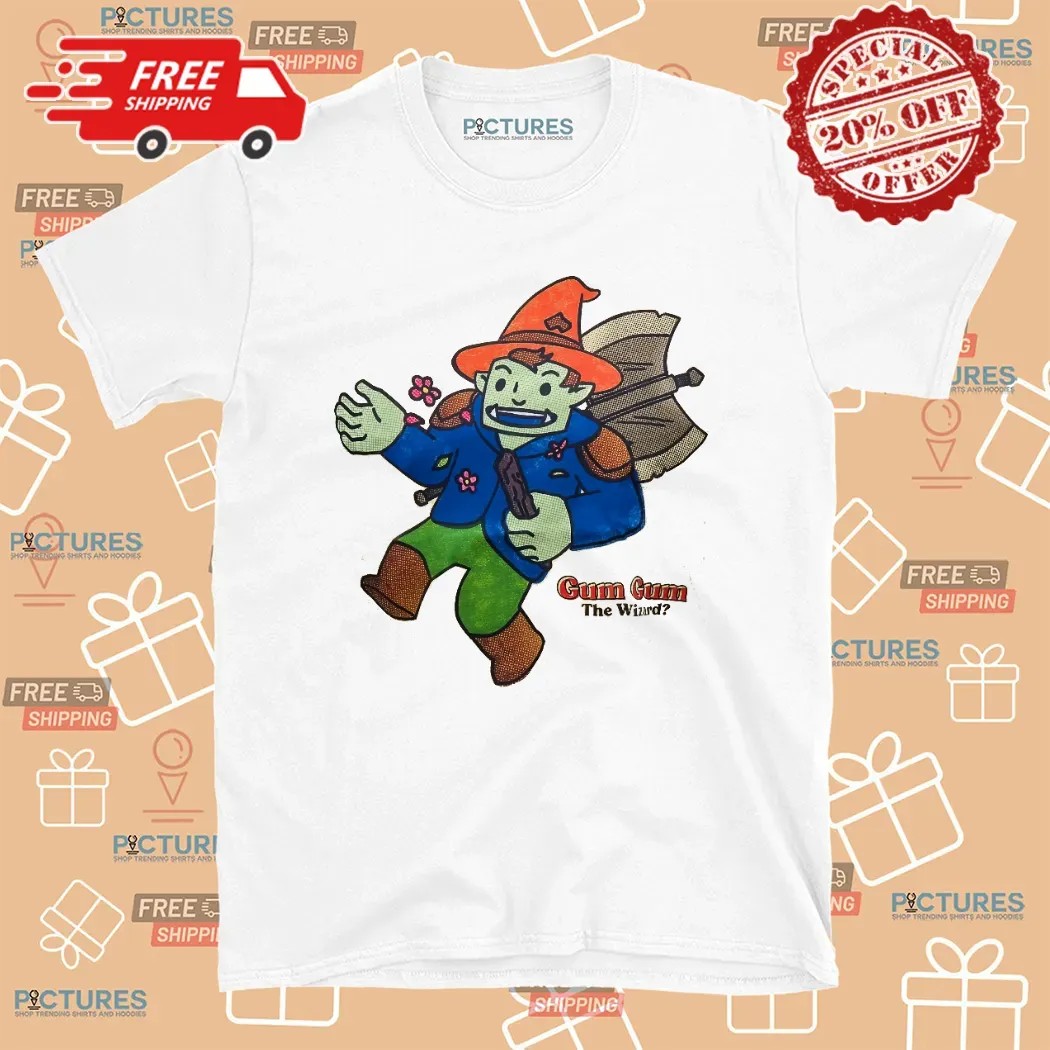 Stinky Dragon Gum Gum The Wizard T Shirt