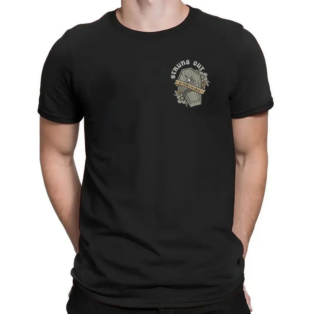 Strung Out 35 Years In Exile All Is Ghost In Memory And Poison In The Sun Skeletons T Shirt