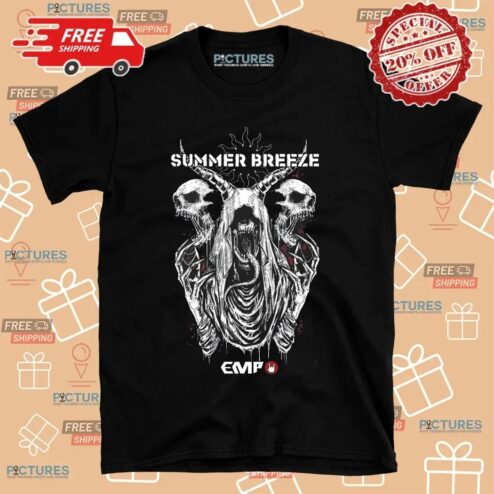 Summer Breeze Dark Gothic Metal Style EMP Merch Collabo 2025 T Shirt