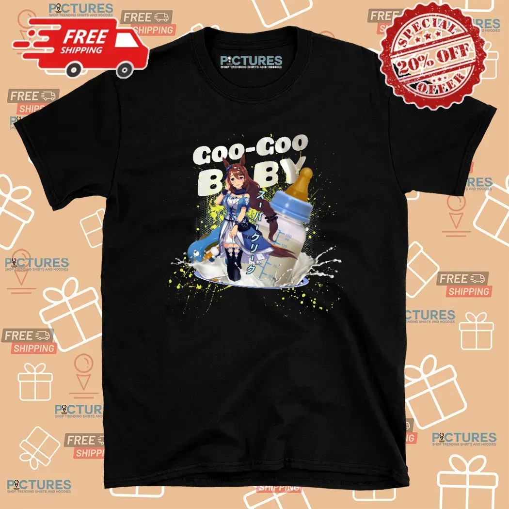 Super Creek Uma Musume Pretty Derby Goo Goo Baby Milk Bottle T Shirt