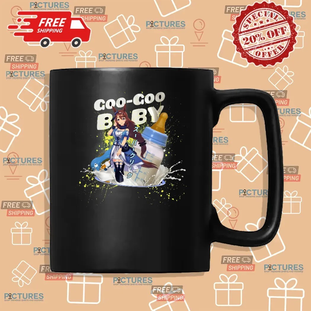 Super Creek Uma Musume Pretty Derby Goo Goo Baby Milk Bottle T Shirt