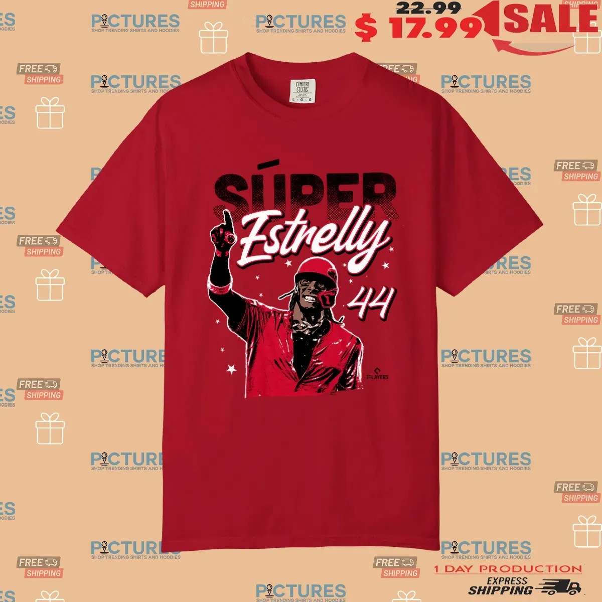 Súper estrelly 44 Cincinnati Reds Elly De La Cruz T Shirt