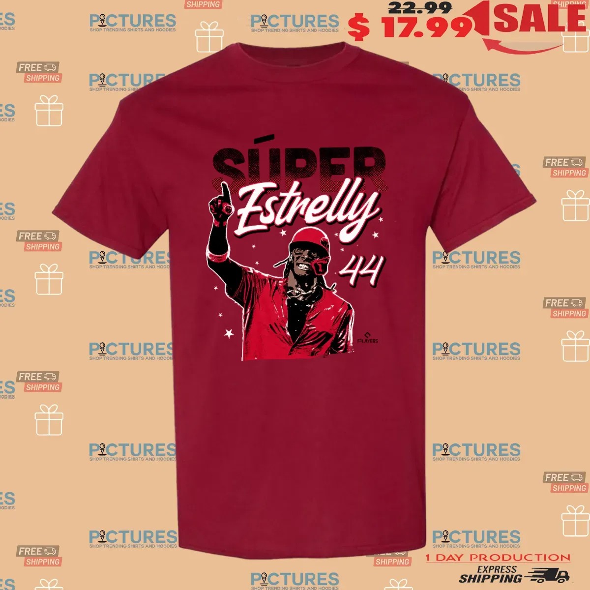 Súper estrelly 44 Cincinnati Reds Elly De La Cruz T Shirt