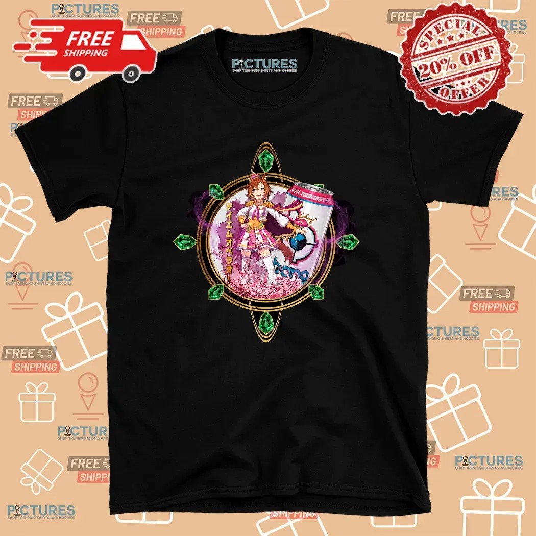 TM Opera O Uma Musume Pretty Derby Bang Fuel Your Destiny Energy Drink T Shirt