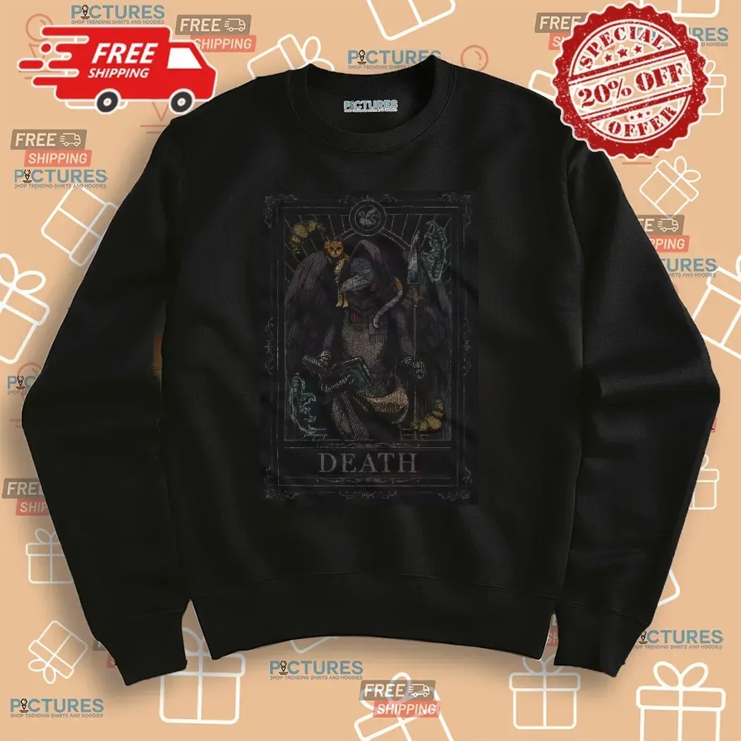 Tales From The Stinky Dragon Mathilde’s Death Tarot Card T Shirt