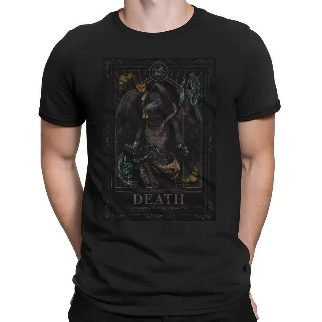 Tales From The Stinky Dragon Mathilde’s Death Tarot Card T Shirt