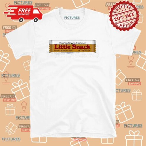Tan Clemons Wearing Hardworking Independent Little Snack T Shirt
