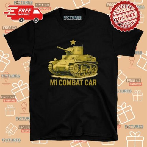 Tank M1 Combat Car T Shirt