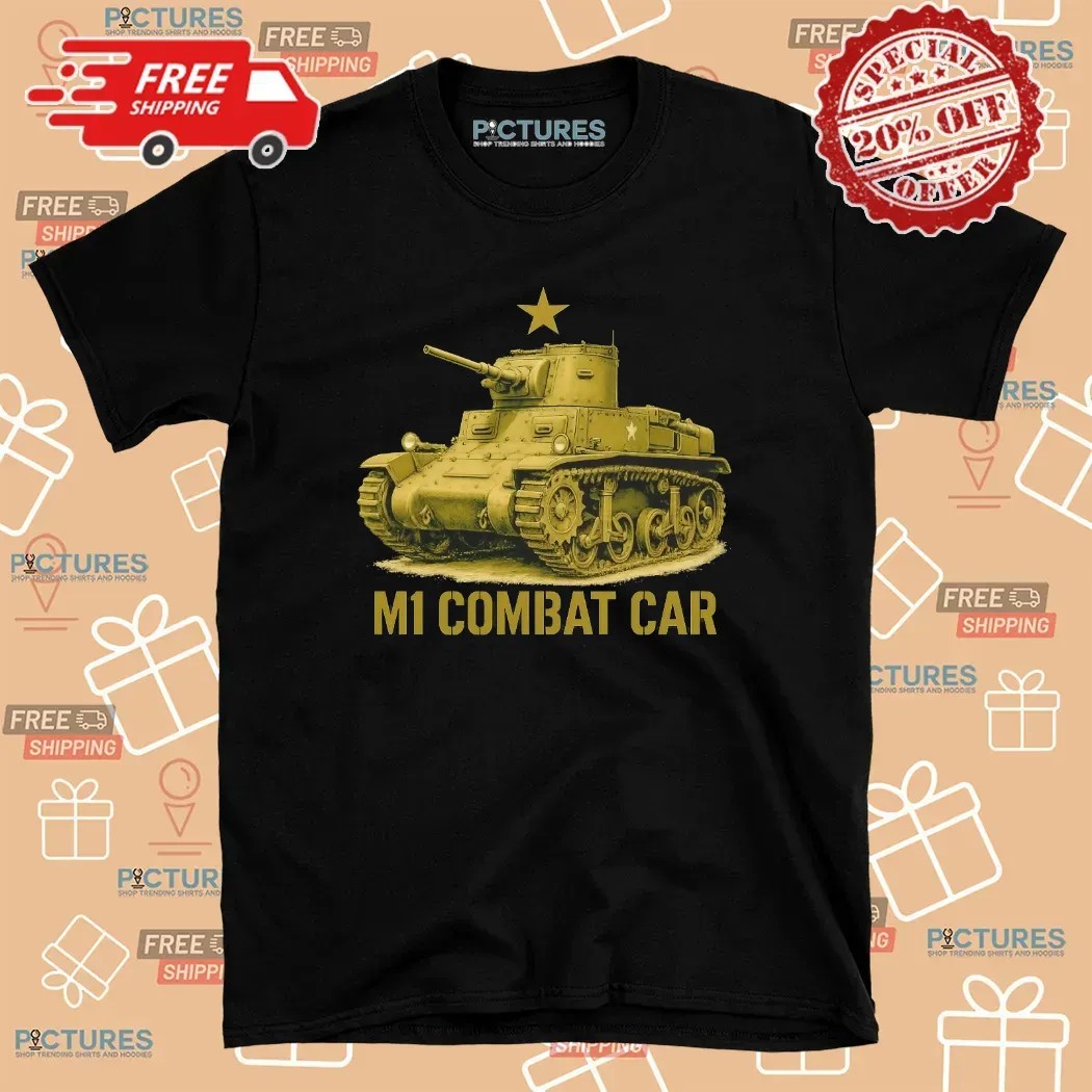 Tank M1 Combat Car T Shirt