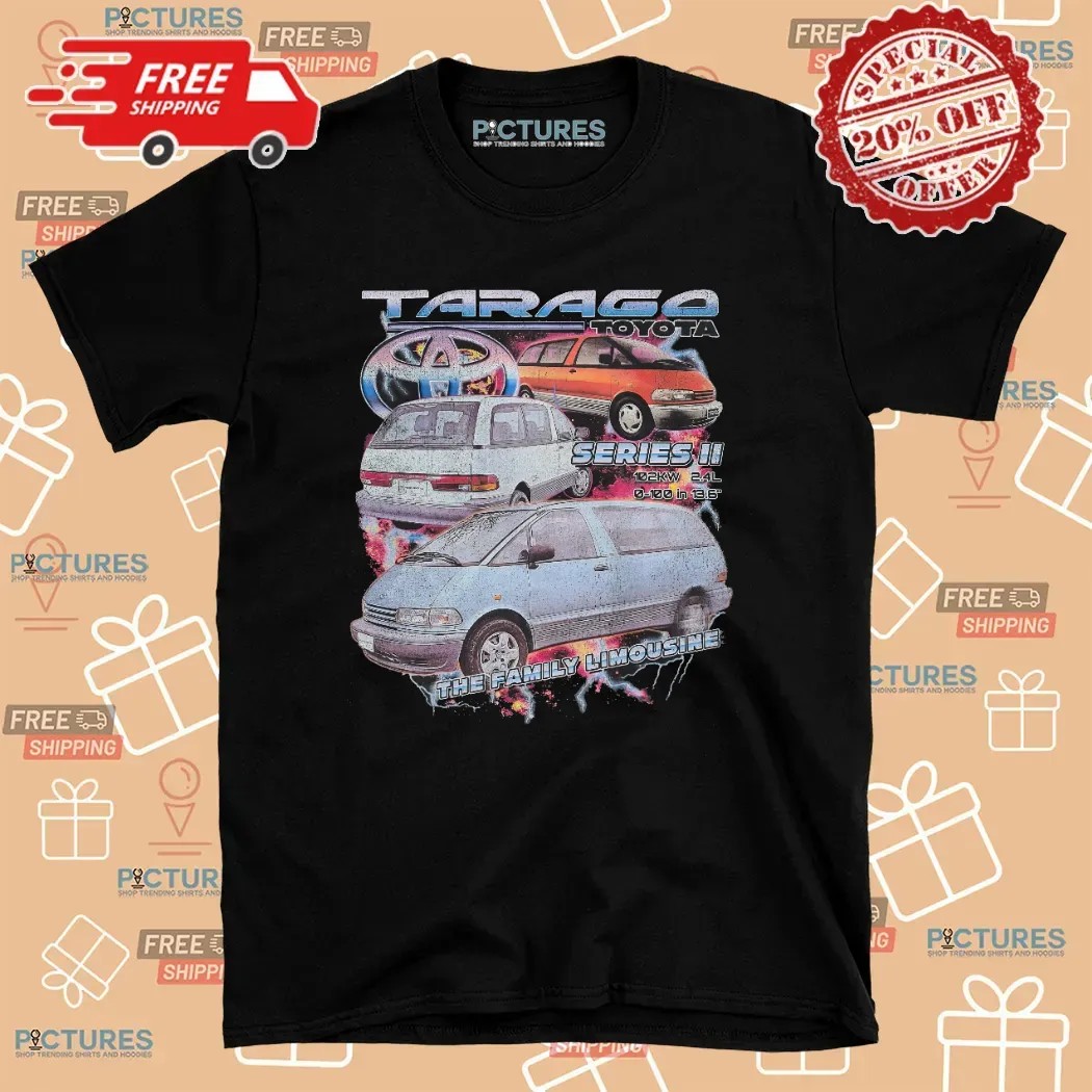 Tarago Toyota The Family Limousine Vintage T Shirt