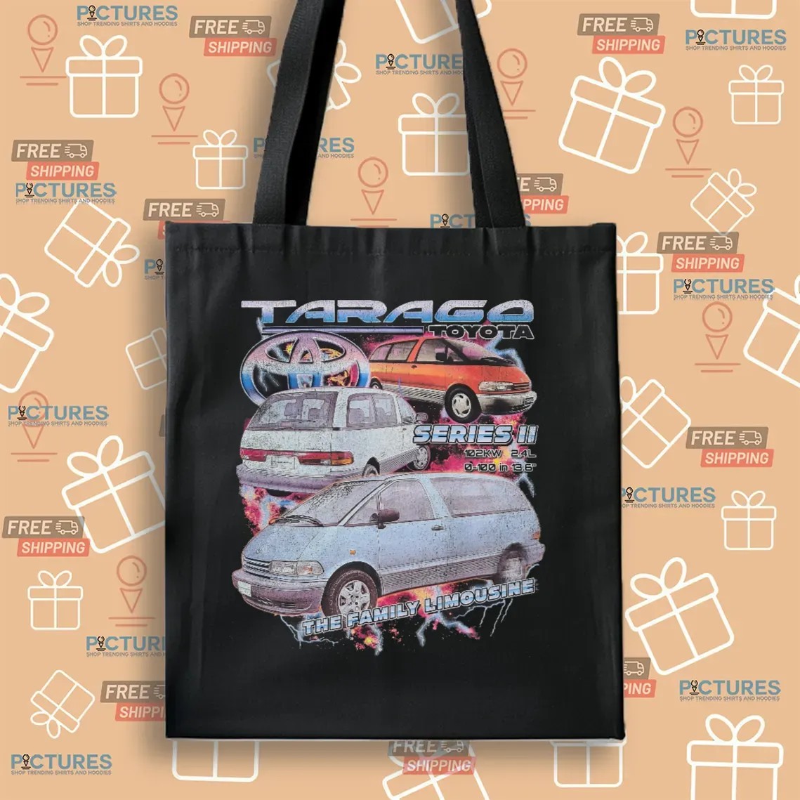 Tarago Toyota The Family Limousine Vintage T Shirt