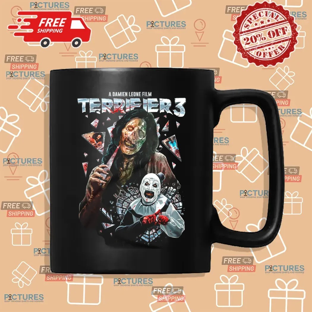 Terrifier 3 A Damien Leone Film Glass Act Horror Graphic T Shirt