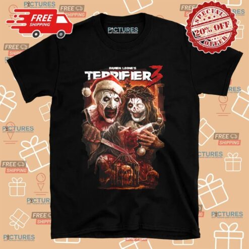 Terrifier 3 Saint Sicko Horror Movie T Shirt