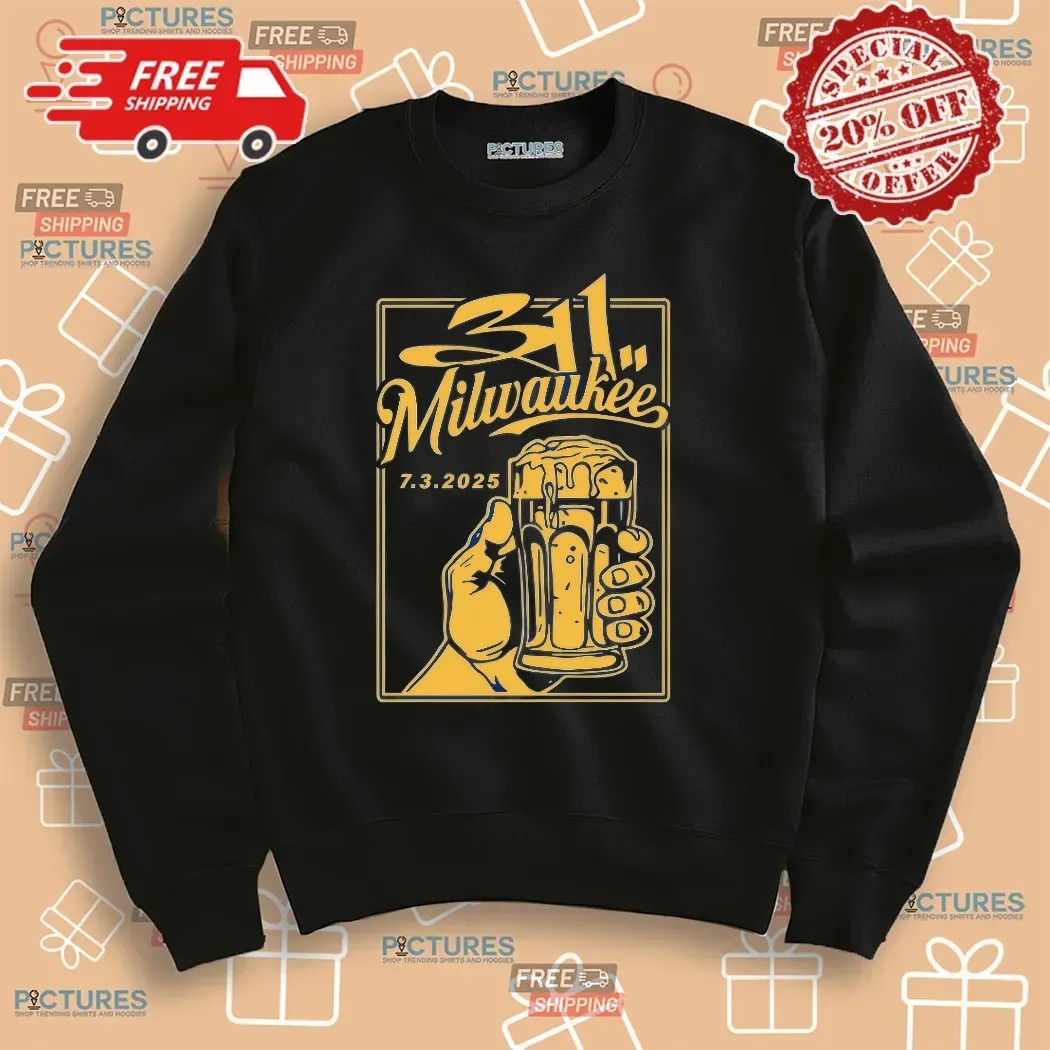 The 311 Milwaukee Tour WI 7 3 2025 Event Beer T Shirt