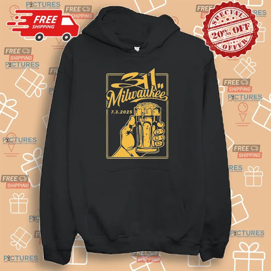 The 311 Milwaukee Tour WI 7 3 2025 Event Beer T Shirt