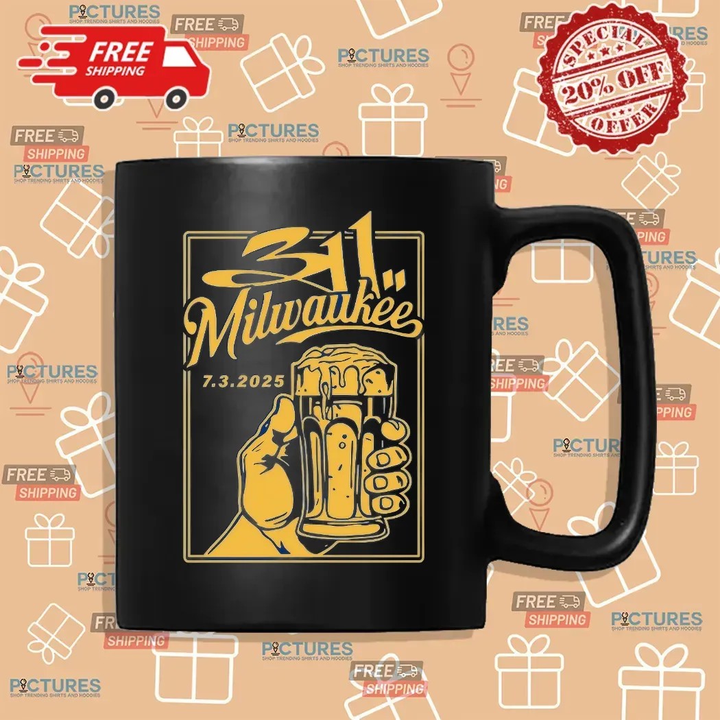 The 311 Milwaukee Tour WI 7 3 2025 Event Beer T Shirt