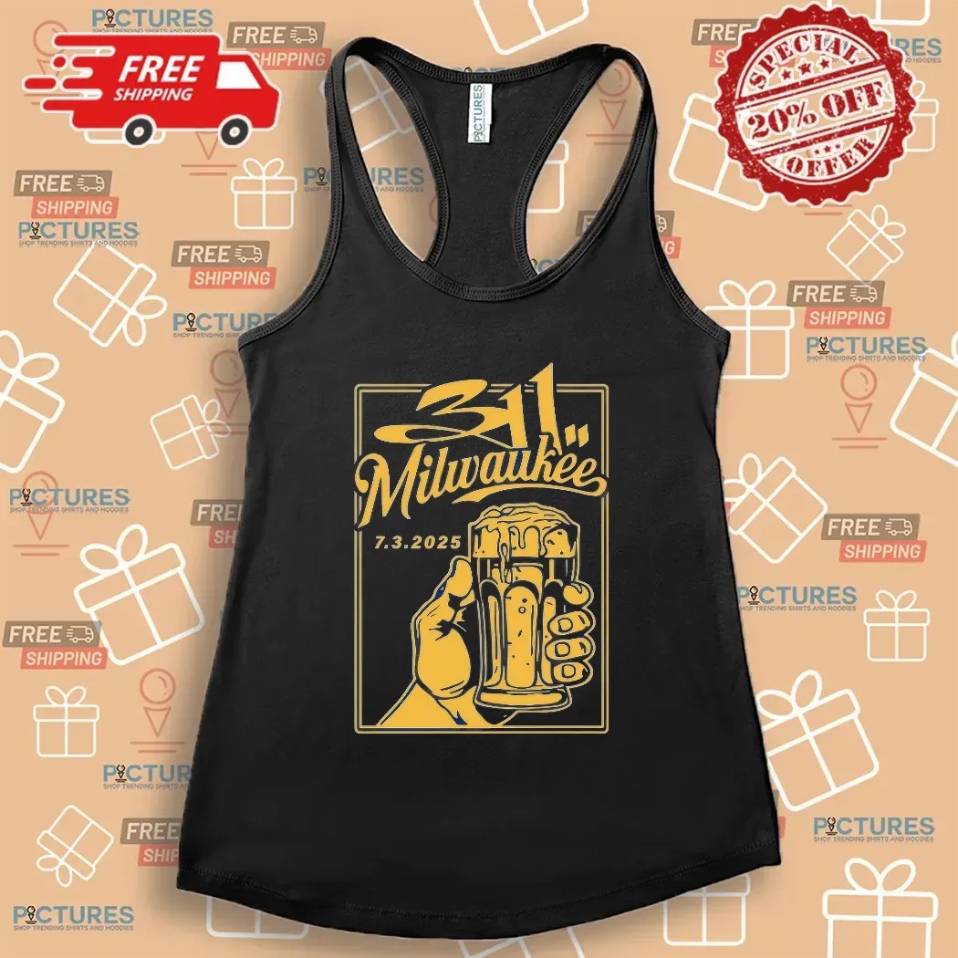 The 311 Milwaukee Tour WI 7 3 2025 Event Beer T Shirt