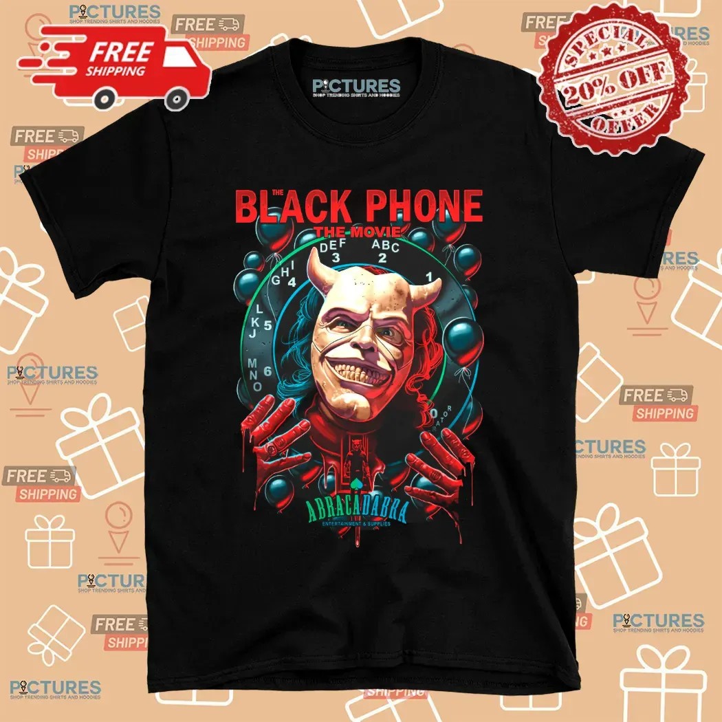 The Black Phone Abracadabra Horror Movie T Shirt