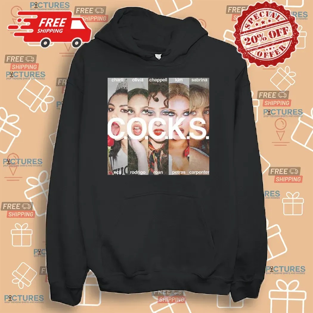 The COCKS Charli xcx x Olivia Rodrigo x Chappell Roan x Kim Petras x Sabrina Carpenter Nightlife August 1 2025 At Silk City Diner Bar And Lounge Vintage Washed T Shirt