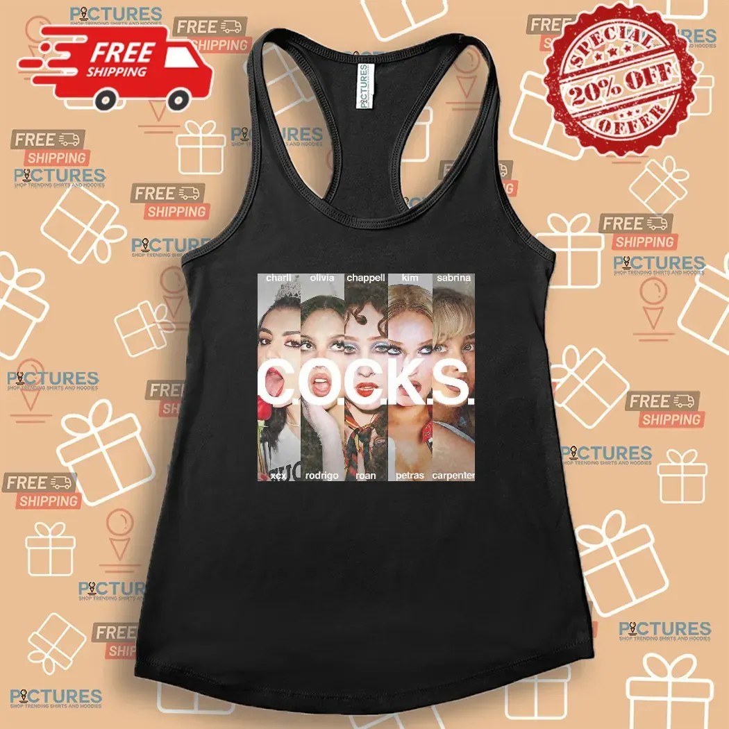 The COCKS Charli xcx x Olivia Rodrigo x Chappell Roan x Kim Petras x Sabrina Carpenter Nightlife August 1 2025 At Silk City Diner Bar And Lounge Vintage Washed T Shirt