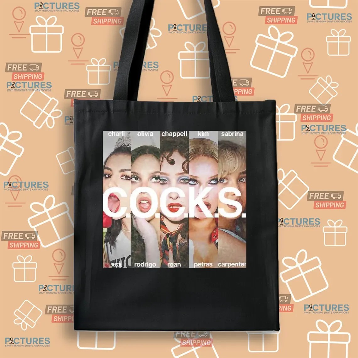 The COCKS Charli xcx x Olivia Rodrigo x Chappell Roan x Kim Petras x Sabrina Carpenter Nightlife August 1 2025 At Silk City Diner Bar And Lounge Vintage Washed T Shirt