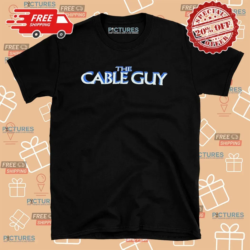 The Cable Guy Get Wired Today 1996 Movie T Shirt