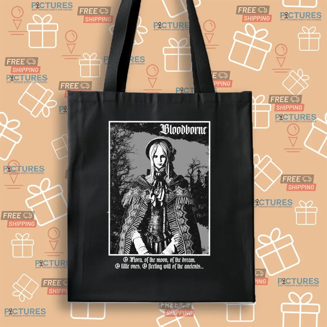 The Doll Soulsborne Flora Of The Moon Of The Dream Gothic T Shirt