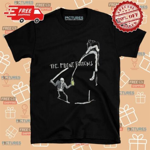 The Front Bottoms Skeleton Swordfight Indie Rock Band Music Graphic T Shirt