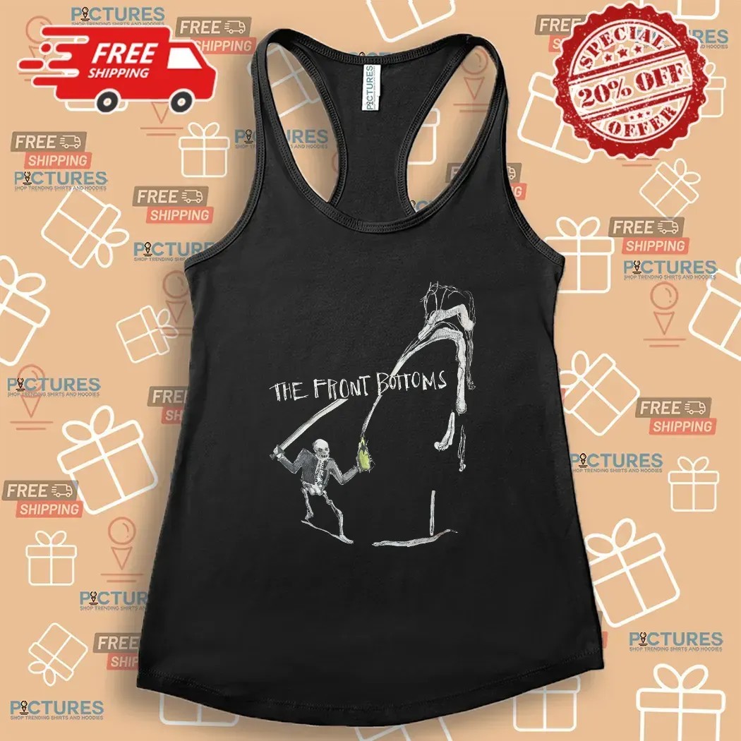 The Front Bottoms Skeleton Swordfight Indie Rock Band Music Graphic T Shirt