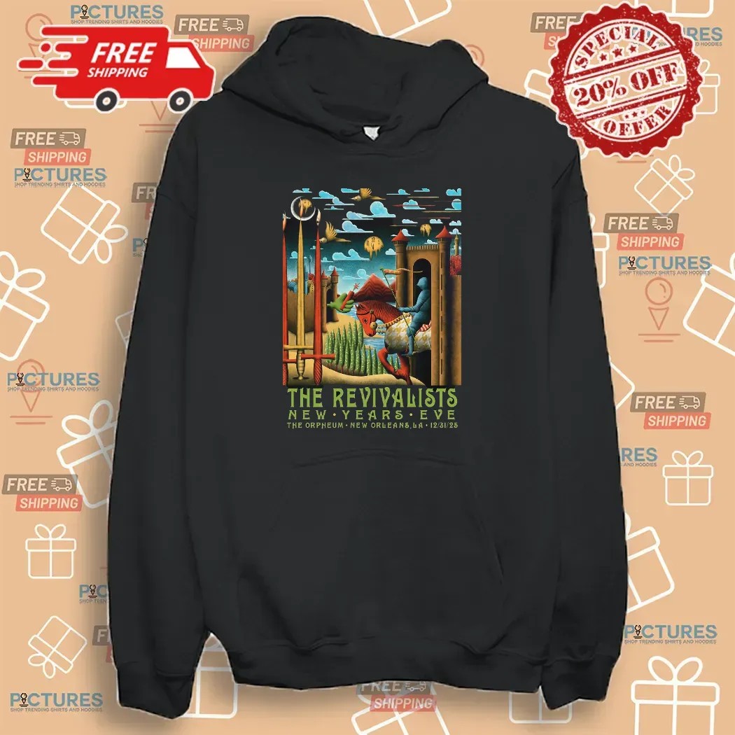 The Revivalists New Years Eve Show In New Orleans Los Angeles At The Orpheum December 31 2025 Poster T Shirt The Revivalists New Years Eve Show In New Orleans Los Angeles At The Orpheum December 31 2025 Poster T Shirt