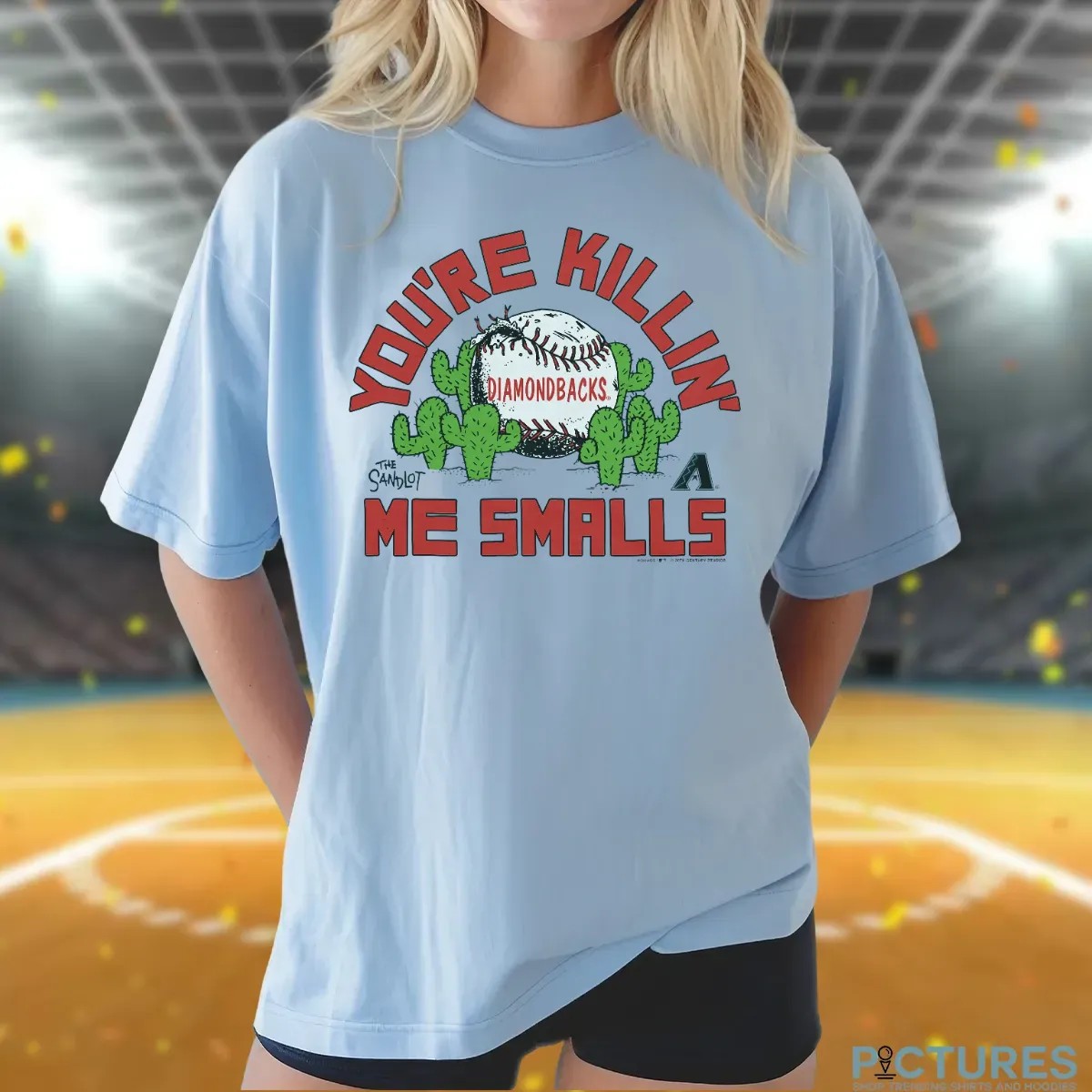 The Sandlot Arizona Diamondbacks Baseball You're Killin' Me Smalls T Shirt