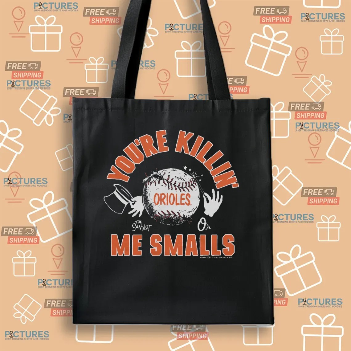The Sandlot and Baltimore Orioles Baseball You're Killin' Me Smalls T Shirt