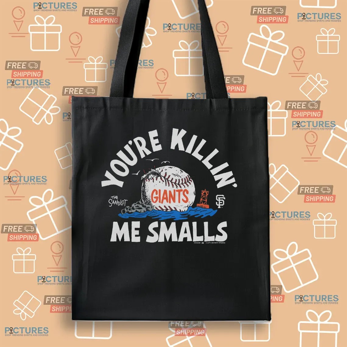 The Sandlot and San Francisco Giants You're Killin' Me Smalls T Shirt