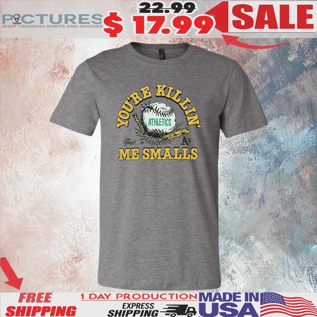 The Sandlot x Athletics Baseball You're Killing Me Smalls T Shirt The Sandlot x Athletics Baseball You're Killing Me Smalls T Shirt