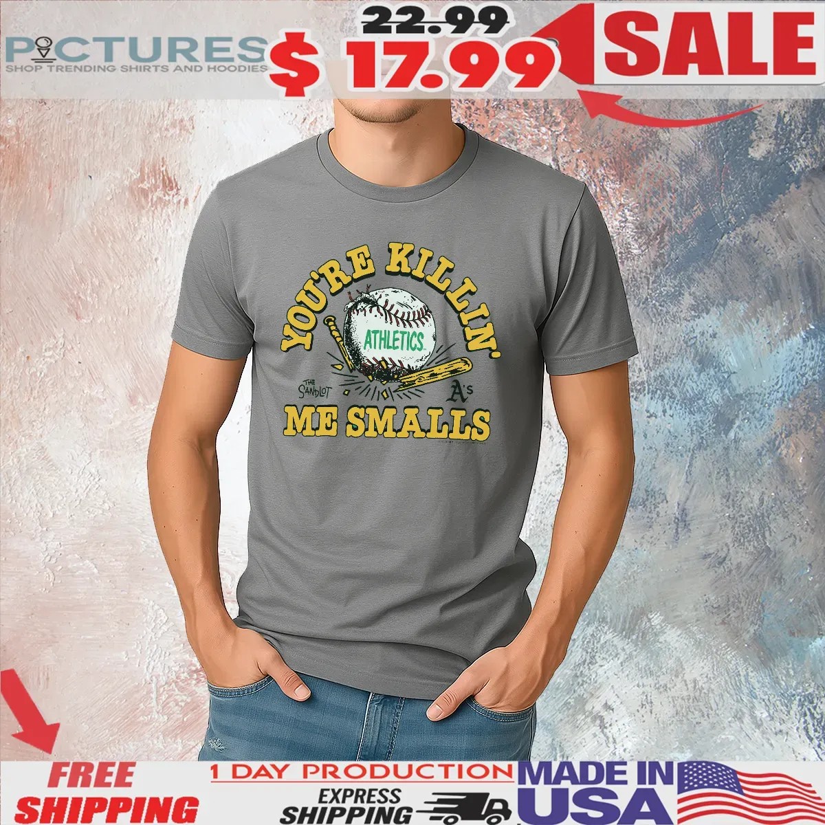 The Sandlot x Athletics Baseball You're Killing Me Smalls T Shirt The Sandlot x Athletics Baseball You're Killing Me Smalls T Shirt