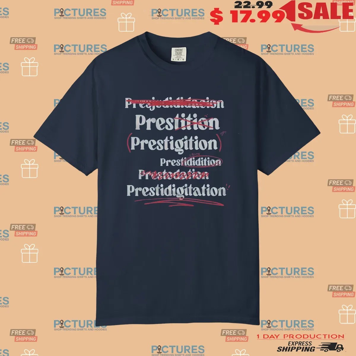 The Stinky Dragon Prestidigitation Spelling T Shirt