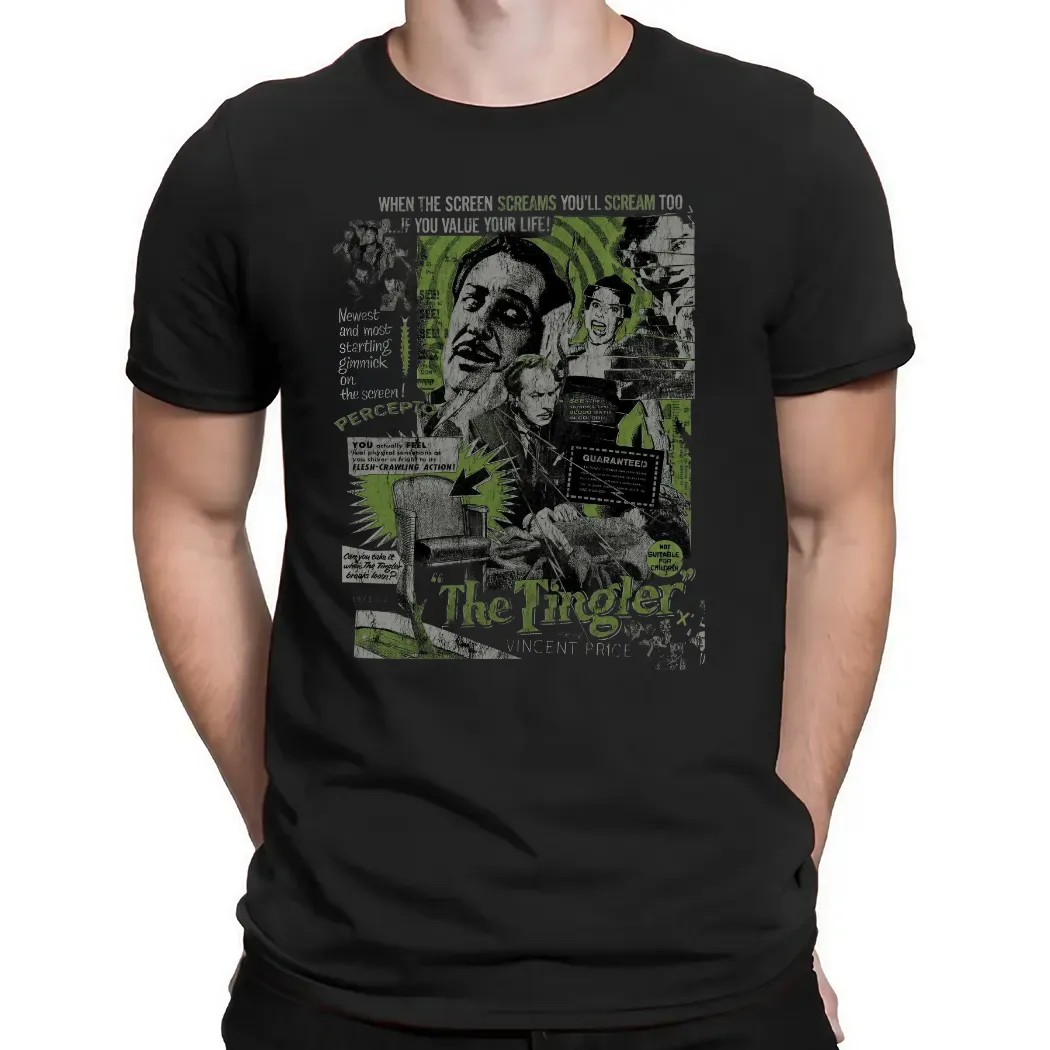 The Tingler When The Screen Screams You’ll Scream Too If You Value Your Life Newest And Most Starling Gimmick One The Screen Vincent Price T Shirt