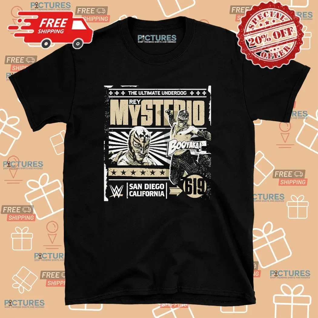 The Ultimate Underdog Rey Mysterio Comic Wrestling T Shirt The Ultimate Underdog Rey Mysterio Comic Wrestling T Shirt