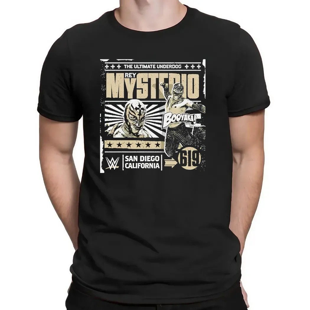 The Ultimate Underdog Rey Mysterio Comic Wrestling T Shirt The Ultimate Underdog Rey Mysterio Comic Wrestling T Shirt